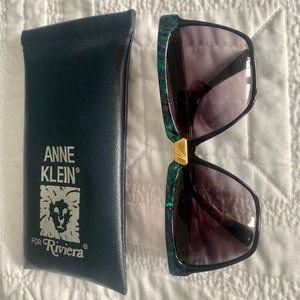 Vintage Anne Klein for Riviera Sunglasses with Case